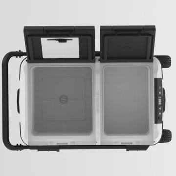 Bluetooth & WiFi Enabled 45L Car Refrigerator/Freezer with Temperature Control and Rechargeable Battery
