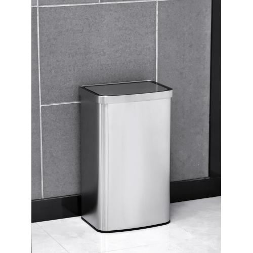Rectangle Sensor Rubbish Stainless Steel Trash Can