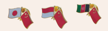 National Flags Badges, Metal Pins (GZHY-LP-030)
