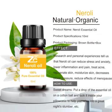 Aromaterapia de calidad Neroli Esencial Aceite de alimentación Grado