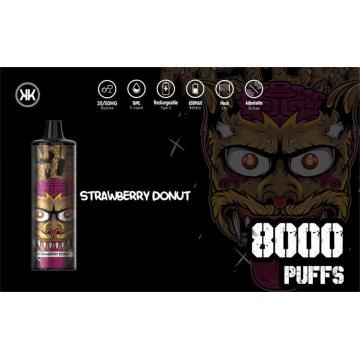 Cigarrillos electrónicos desechables al por mayor KK Energy 8000puffs