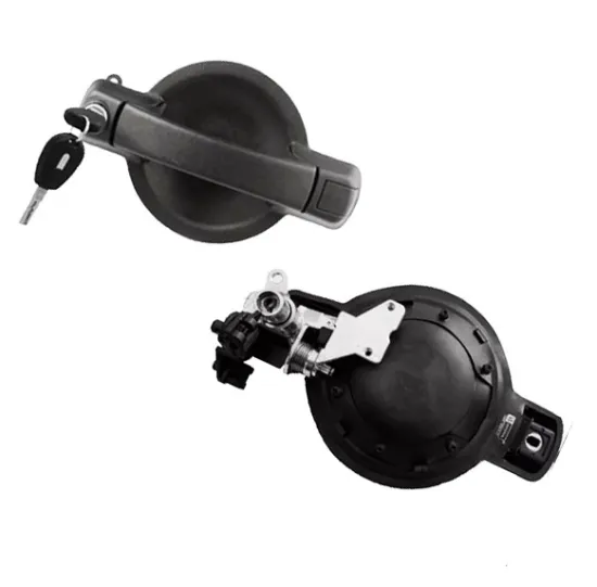 FIAT Doblo Cargo MPV (01-10) - Black Left Rear Door Handle (Parts #735294349, #735309963, #735305589)