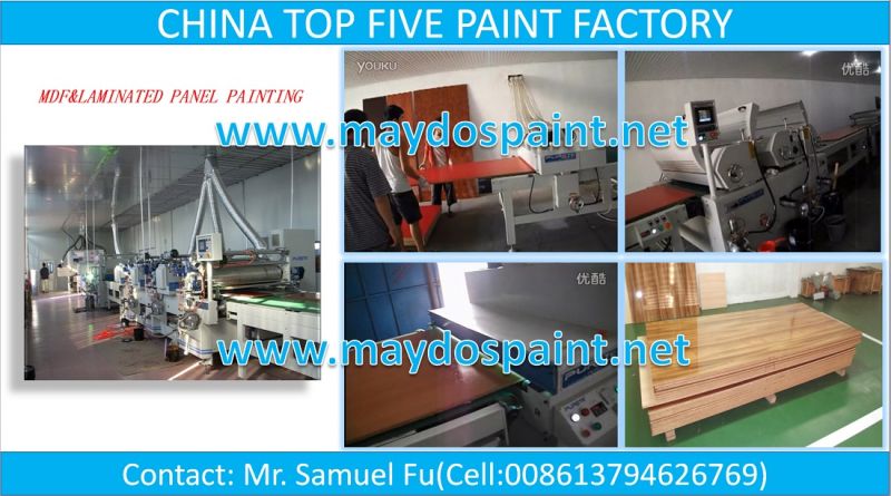 China Top 5 UV Coating Supplier-Maydos High Glossy MDF UV Coating for Kitchen Furniture