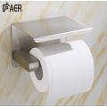 Contemporary Stainless Steel Wall Hanging Roll Paper Holder