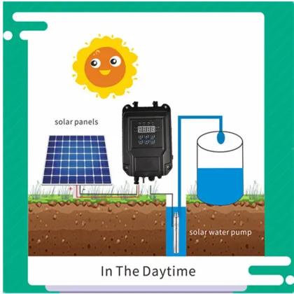 SPX High-Flow Solar Deep Well Borehole Pump for Agriculture