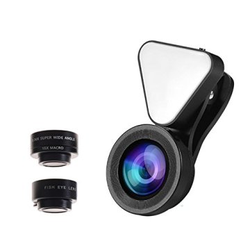 Wewow Camera Lens Fish eye LED light