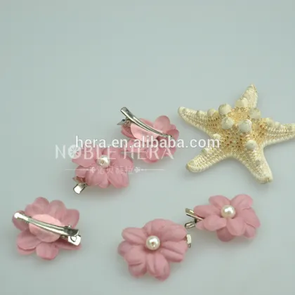hot sale pearl flower sublimation hairpin