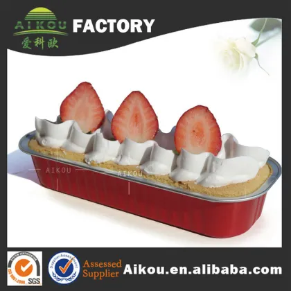 Oven and microwave safe long-shape muffin/ cake mold,cake cups,cake box