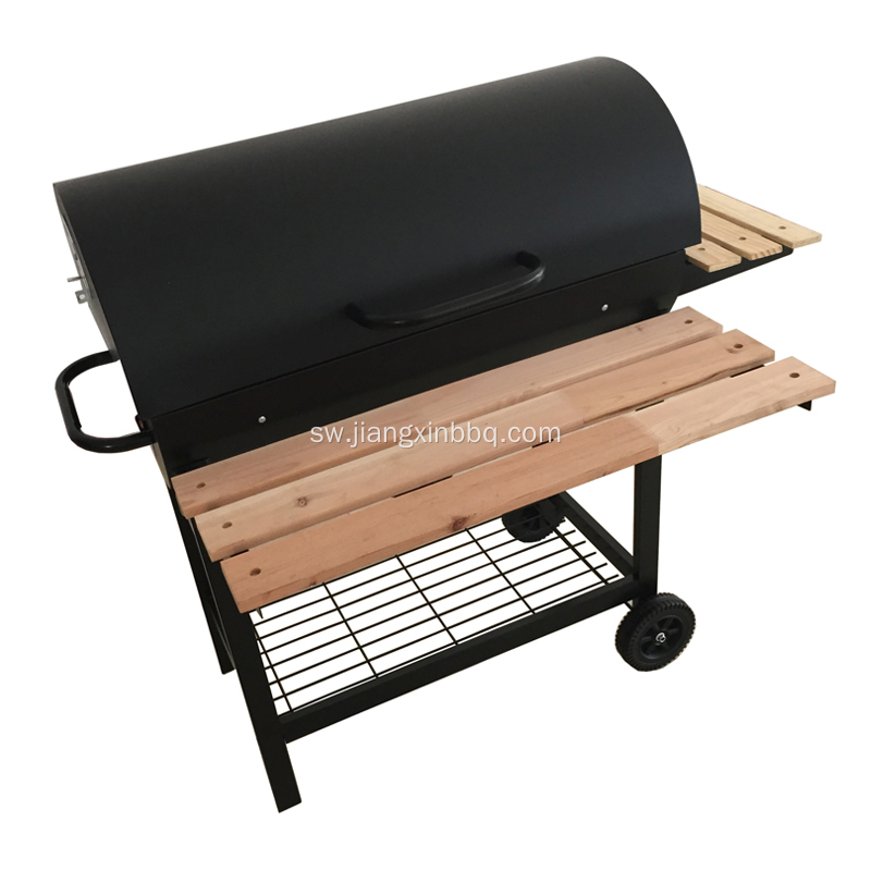 Oil Drum Charcoal Barbeque Grill