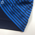 benutzerdefiniertes Logo weiß dunkelblau Slim Fit Polo