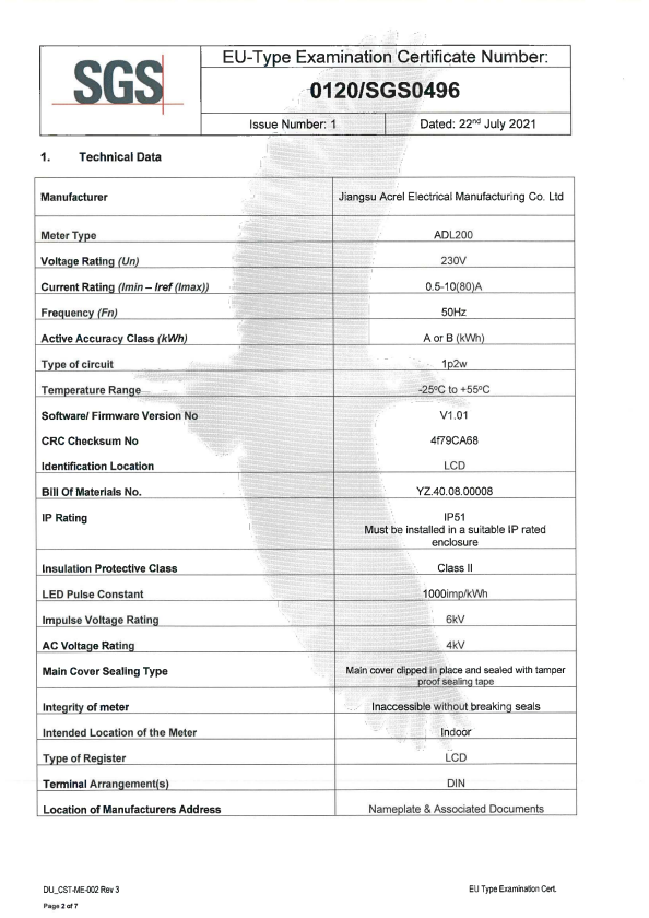 acrel multifunction energy meter