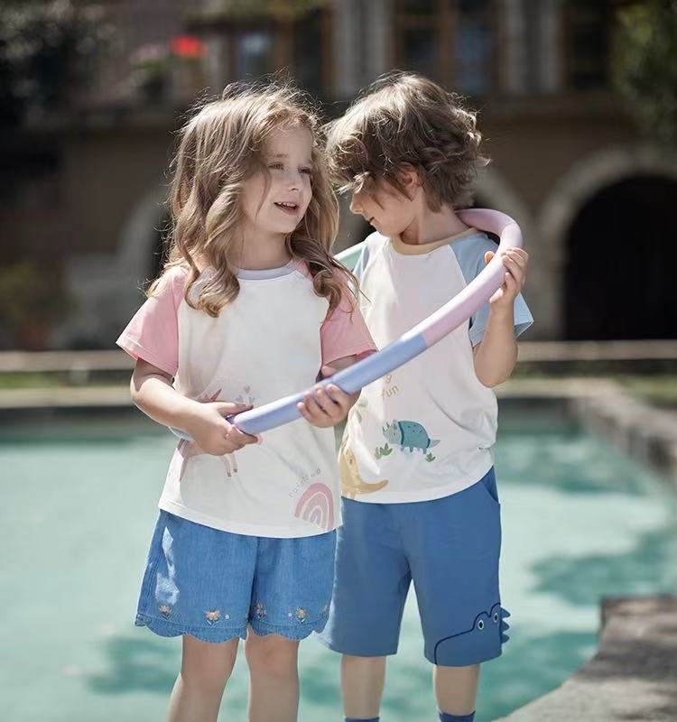 Ice Silk Antibacterial Children's T-shirt