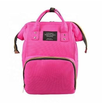 Customization Waterproof High Capacity Maternity Mummy Nappy Changing Outdoor Travel Baby Diaper Bag Backpacks