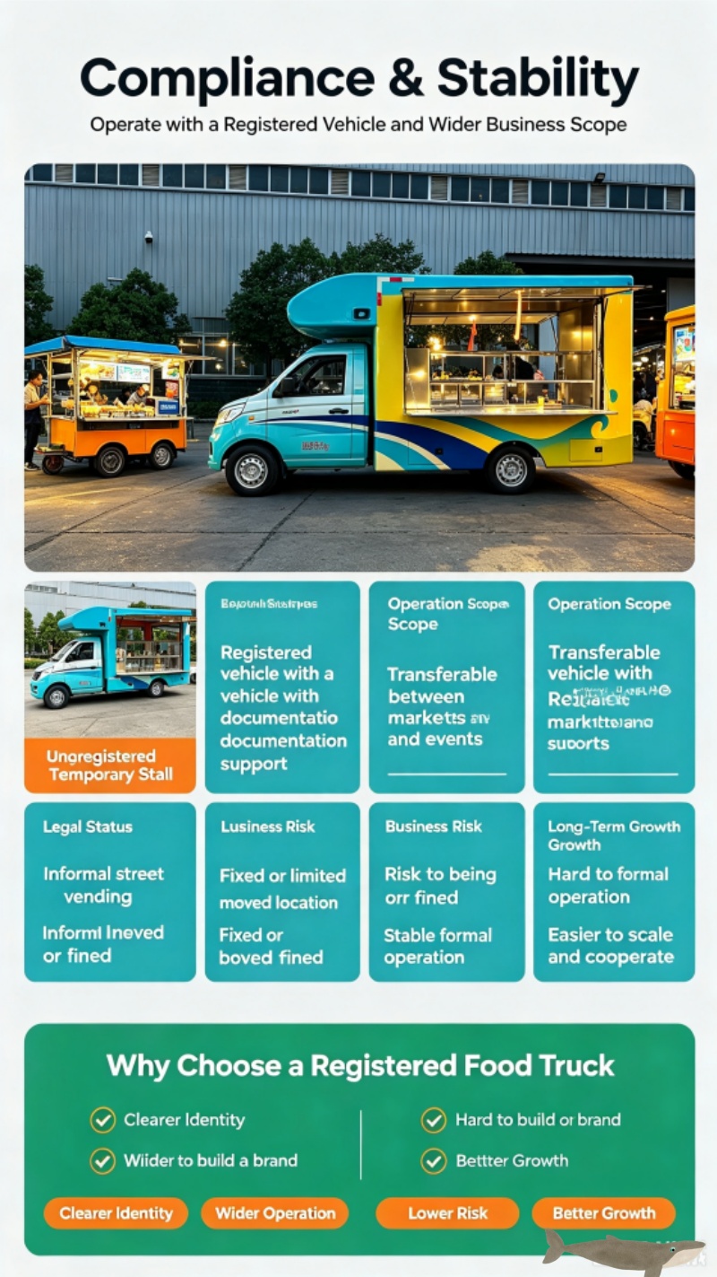 Street mobile food trucks