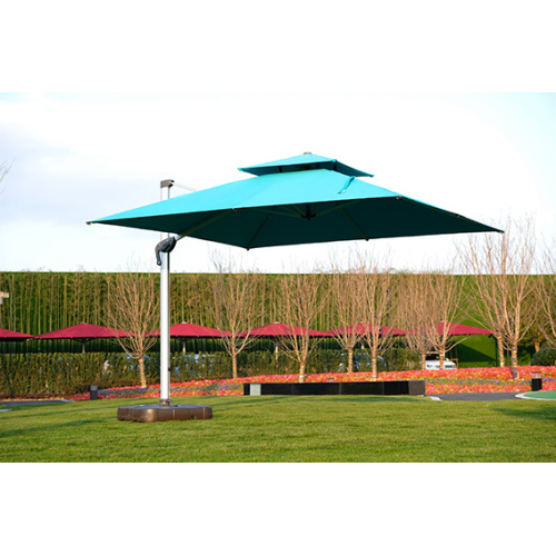 Outdoor Roman umbrellas without lights