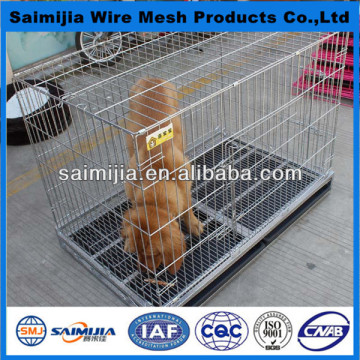 Foldable iron small pet cage of stainless steel cat cage