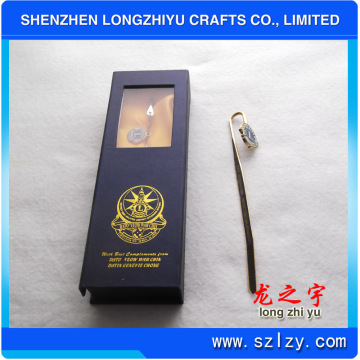 Hot Sell Soft Enamel Logo Bookmark with Gift Box (LZY-00020135013)