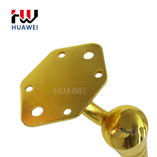 Patas de sofá de metal dorado cónicas escalonadas de HUAWEI Hardware