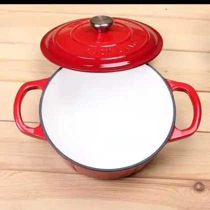 Enamel Stew Pot for Mother