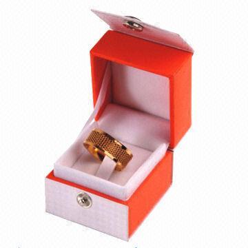 Jewelry Boxes, Made of Plastic, Coating with Special Paper, Suitable for Ring