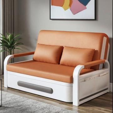 Modern Reclining Latex Sponge Sleeper Sofa Bed with Storage for Bedrooms and Living Rooms