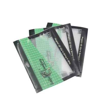 Plastic lures transparent soft plastic fishing  fishing lure with zip lock