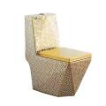 Bathroom Sanitary ware gold Ceramic Siphon One-piece Toilet