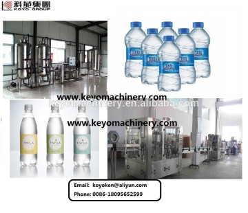 Pure water production line and complete bottle water production line