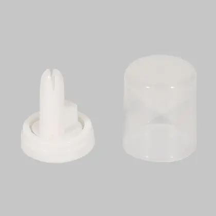 White Color Aerosol Actuator for Shaving Foam