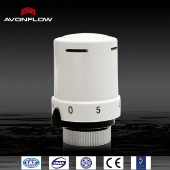 AVONFLOW White Plastic Thermostatic Head Type Valve Control Water Valve With Timer