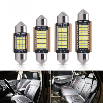 Super Bright Canbus LED FESTOON LAMP لمصباح قراءة سقف السيارة - 12V 6000K
