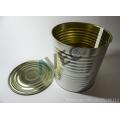 3 pieces food round tin cans