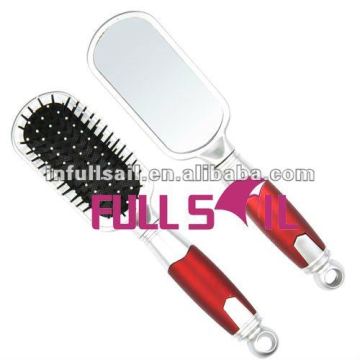 hair brush with mirror