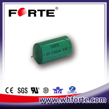 China ER17335 2/3AA size 3.6V Lithium battery