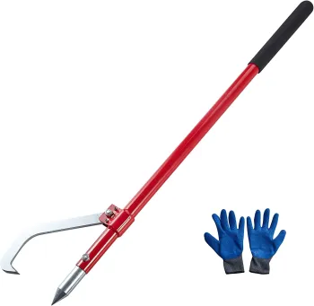 SteelHandledTimberJackLongRollerGrabberTimberRoller