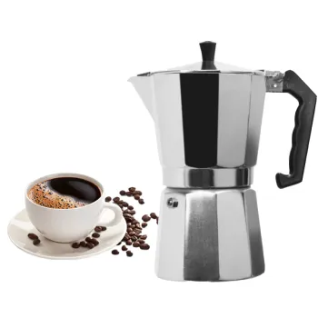 1 Cup to 12 Cup Stovetop Coffee Maker - Aluminum Mocha Espresso Pot