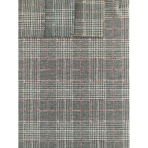 Plaid Pattern Jacquard Stoff