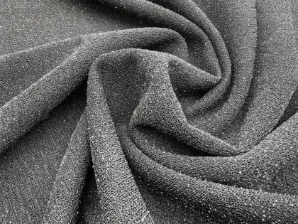 Poly spx doris scuba crepe with lurex