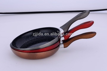 Hign quality forged aluminum marble coating fry pan
