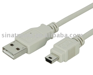 USB A male to Mini 5p cable