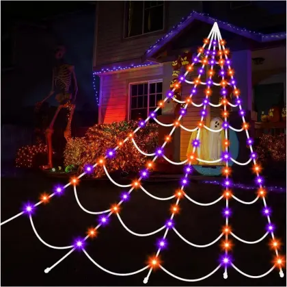 Halloween Spider Web Light