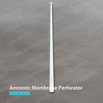 Perforador de membrana de amniotomia plástica descartável