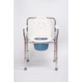 Toilet Chair For Patients 3-in-1 Steel Folding Bedside Commode Chair Supplier