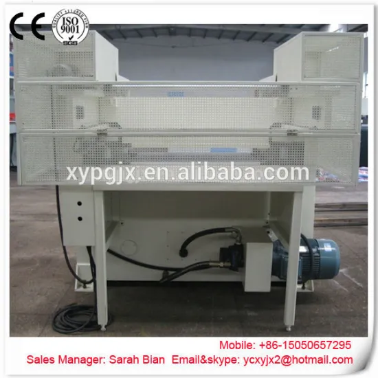 XYJ-3/40 PLC control four column hydraulic plane carpet cutting machine for sale