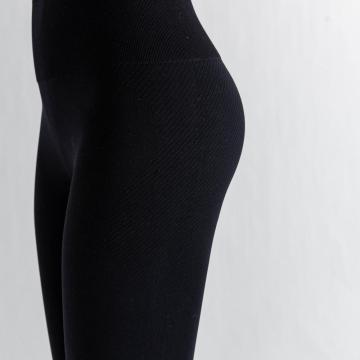 Zwarte dames hoge taille enkellengte yoga broek