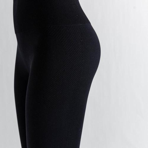 Black dames hautes hautes cheville longueur yoga pantalon