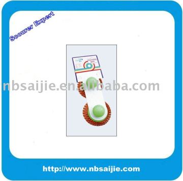 copperized scourer with handle, copperized scourer,scouring pads,scrubber