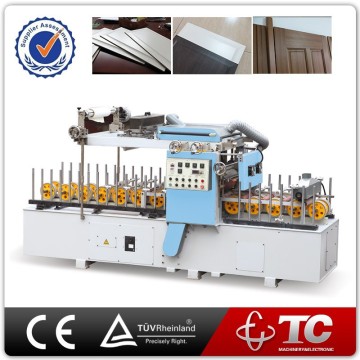 Wooden door wrapping paper coating profile wrapping machine