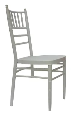 White Wedding Stackable Iron Tiffany Gold Metal Chiavari Chair