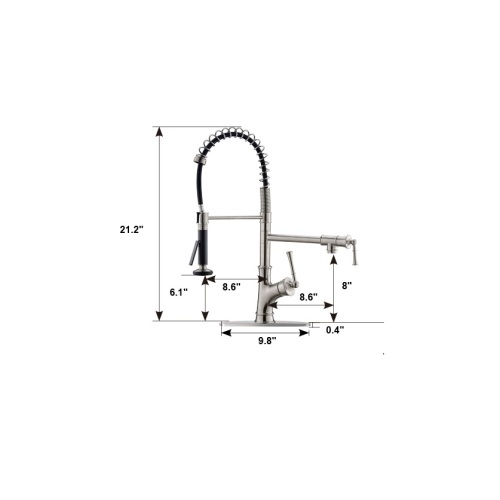 Brass Kitchen Faucet 304 Stainless Steel Kitchen Water Faucet Supplier